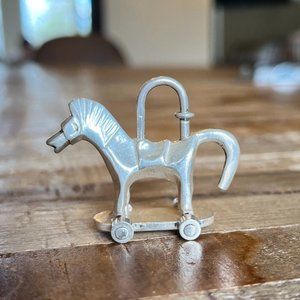 Hermès Sterling Silver Horse Charm/Pendant - 2000 First Steps in the New Century